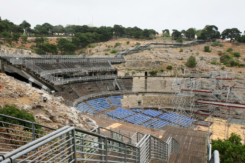 Sardinien2009_0070.JPG - Das Römische Amphitheater in Cagliari.